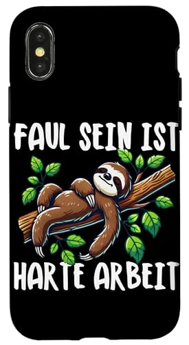 Faul Sein Ist Harte Arbeit Lustiges Faultier Motiv Faulenzer Hülle für iPhone X/XS Faul Sein Ist Harte Arbeit Lustiges Faultier Motiv Faulenzer Hülle für iPhone X/XS von Motiv Faultier Lustig Faultierfan Geschenke