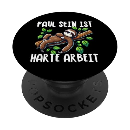 Faul Sein Ist Harte Arbeit Lustiges Faultier Motiv Faulenzer PopSockets Klebender PopGrip Faul Sein Ist Harte Arbeit Lustiges Faultier Motiv Faulenzer PopSockets Klebender PopGrip von Motiv Faultier Lustig Faultierfan Geschenke