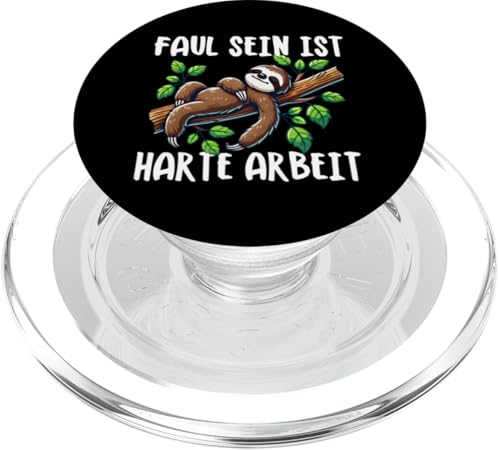 Faul Sein Ist Harte Arbeit Lustiges Faultier Motiv Faulenzer PopSockets PopGrip für MagSafe Faul Sein Ist Harte Arbeit Lustiges Faultier Motiv Faulenzer PopSockets PopGrip für MagSafe von Motiv Faultier Lustig Faultierfan Geschenke
