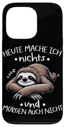 Heute Mache Ich Nichts Und Morgen Auch Nicht Faultier Hülle für iPhone 13 Pro Heute Mache Ich Nichts Und Morgen Auch Nicht Faultier Hülle für iPhone 13 Pro von Motiv Faultier Lustig Faultierfan Geschenke