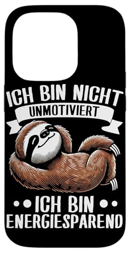 Ich Bin Nicht Unmotiviert Ich Bin Energiesparend Faultier Hülle für iPhone 14 Pro von Motiv Faultier Lustig Faultierfan Geschenke