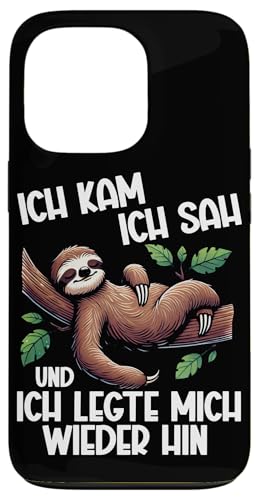 Ich Kam Ich Sah Und Ich Legte Mich Wieder Hin Faultier Hülle für iPhone 13 Pro Ich Kam Ich Sah Und Ich Legte Mich Wieder Hin Faultier Hülle für iPhone 13 Pro von Motiv Faultier Lustig Faultierfan Geschenke