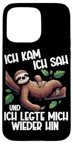 Ich Kam Ich Sah Und Ich Legte Mich Wieder Hin Faultier Hülle für iPhone 15 Pro Max Ich Kam Ich Sah Und Ich Legte Mich Wieder Hin Faultier Hülle für iPhone 15 Pro Max von Motiv Faultier Lustig Faultierfan Geschenke