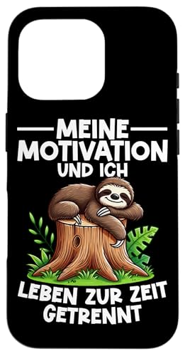 Meine Motivation Und Ich Leben Zur Zeit Getrennt Faultier Hülle für iPhone 16 Pro Meine Motivation Und Ich Leben Zur Zeit Getrennt Faultier Hülle für iPhone 16 Pro von Motiv Faultier Lustig Faultierfan Geschenke