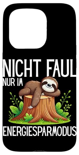 Nicht Faul Nur Im Energiesparmodus Faultier Faulenzer Lustig Hülle für iPhone 15 Pro Nicht Faul Nur Im Energiesparmodus Faultier Faulenzer Lustig Hülle für iPhone 15 Pro von Motiv Faultier Lustig Faultierfan Geschenke