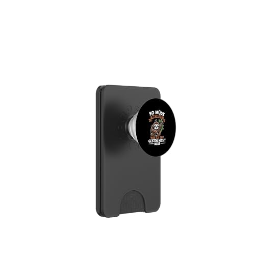 So Müde Wie Heute War Ich Seit Gestern Nicht Mehr Spruch PopSockets PopWallet für MagSafe So Müde Wie Heute War Ich Seit Gestern Nicht Mehr Spruch PopSockets PopWallet für MagSafe von Motiv Faultier Lustig Faultierfan Geschenke
