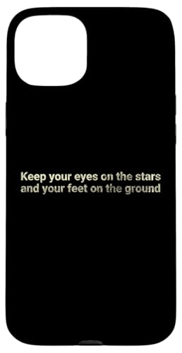 Behalten Sie die Sterne im Auge und Ihre Füße auf - motivierend Hülle für iPhone 15 Plus von Motivation and positive energy