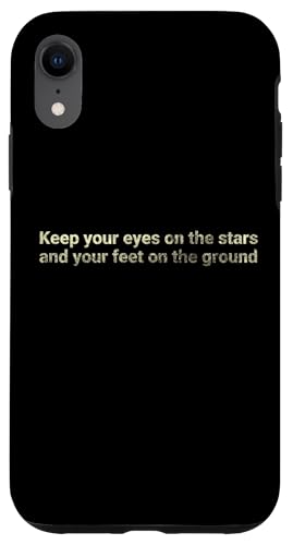 Behalten Sie die Sterne im Auge und Ihre Füße auf - motivierend Hülle für iPhone XR von Motivation and positive energy