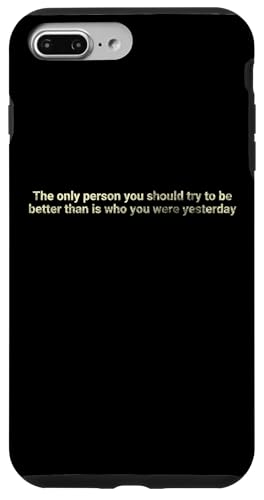 Die einzige Person, die Sie versuchen sollten, besser zu sein - motivierend Hülle für iPhone 7 Plus/8 Plus Die einzige Person, die Sie versuchen sollten, besser zu sein - motivierend Hülle für iPhone 7 Plus/8 Plus von Motivation and positive energy
