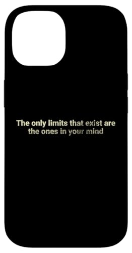 Die einzigen Grenzen, die existieren, sind die in - motivierend Hülle für iPhone 14 von Motivation and positive energy