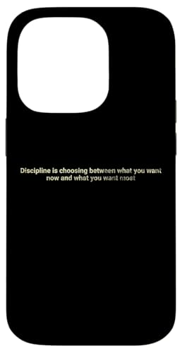 Disziplin ist die Wahl zwischen dem, was Sie wollen - motivierend Hülle für iPhone 14 Pro Disziplin ist die Wahl zwischen dem, was Sie wollen - motivierend Hülle für iPhone 14 Pro von Motivation and positive energy