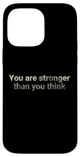 Du bist stärker als du denkst - motivierend Hülle für iPhone 14 Pro Max von Motivation and positive energy