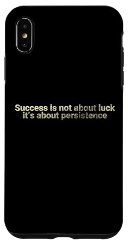Erfolg geht nicht um Glück, es geht um - Motivation Hülle für iPhone XS Max Erfolg geht nicht um Glück, es geht um - Motivation Hülle für iPhone XS Max von Motivation and positive energy