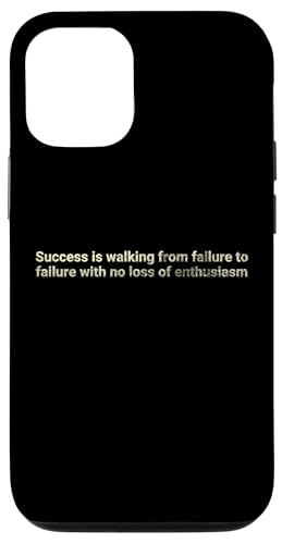 Erfolg geht vom Misserfolg zum Misserfolg - motivierend Hülle für iPhone 12/12 Pro von Motivation and positive energy