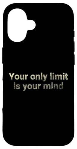Ihre einzige Grenze ist Ihr Geist - motivierend Hülle für iPhone 16 Ihre einzige Grenze ist Ihr Geist - motivierend Hülle für iPhone 16 von Motivation and positive energy