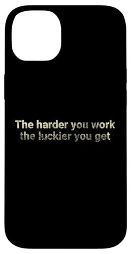 Je härter Sie arbeiten, desto glücklicher bekommen Sie - motivierend Hülle für iPhone 14 Plus von Motivation and positive energy