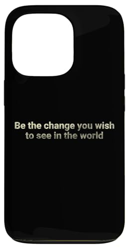 Sei die Veränderung, die du in der Welt sehen möchtest - motivierend Hülle für iPhone 13 Pro Sei die Veränderung, die du in der Welt sehen möchtest - motivierend Hülle für iPhone 13 Pro von Motivation and positive energy