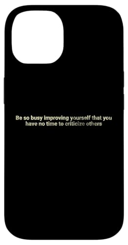 Seien Sie so beschäftigt, sich selbst zu verbessern, dass Sie es haben - motivierend Hülle für iPhone 14 Seien Sie so beschäftigt, sich selbst zu verbessern, dass Sie es haben - motivierend Hülle für iPhone 14 von Motivation and positive energy