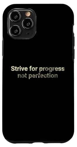 Streben Sie nach Fortschritt, nicht nach Perfektion - motivierend Hülle für iPhone 11 Pro Streben Sie nach Fortschritt, nicht nach Perfektion - motivierend Hülle für iPhone 11 Pro von Motivation and positive energy