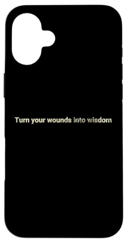 Verwandeln Sie Ihre Wunden in Weisheit - motivierend Hülle für iPhone 16 Plus Verwandeln Sie Ihre Wunden in Weisheit - motivierend Hülle für iPhone 16 Plus von Motivation and positive energy