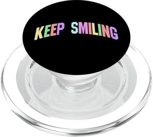 Lächeln Sie weiter — Inspirierende Motivationsbotschaft PopSockets PopGrip für MagSafe Lächeln Sie weiter — Inspirierende Motivationsbotschaft PopSockets PopGrip für MagSafe von Motivational Positivity. Click Here for more...