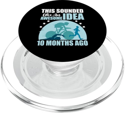 Das klang vor 10 Monaten wie eine tolle Idee PopSockets PopGrip für MagSafe Das klang vor 10 Monaten wie eine tolle Idee PopSockets PopGrip für MagSafe von Motivational Triathlon Athlete Designs For Sport