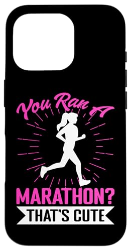 Du bist einen Marathon gelaufen? Das ist süß Hülle für iPhone 16 Pro Du bist einen Marathon gelaufen? Das ist süß Hülle für iPhone 16 Pro von Motivational Triathlon Athlete Designs For Sport