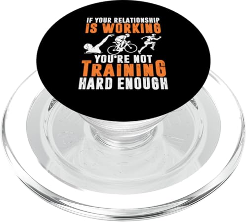 Du trainierst nicht hart genug für Triathleten PopSockets PopGrip für MagSafe von Motivational Triathlon Athlete Designs For Sport