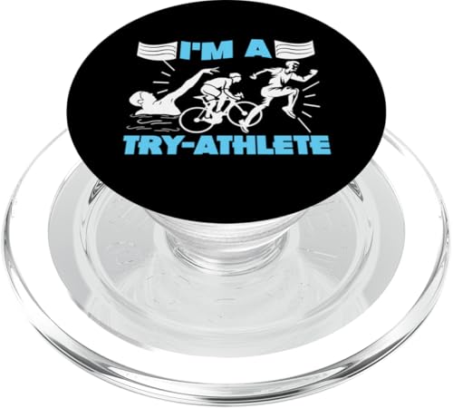 Ich bin ein Probetrathlet PopSockets PopGrip für MagSafe Ich bin ein Probetrathlet PopSockets PopGrip für MagSafe von Motivational Triathlon Athlete Designs For Sport