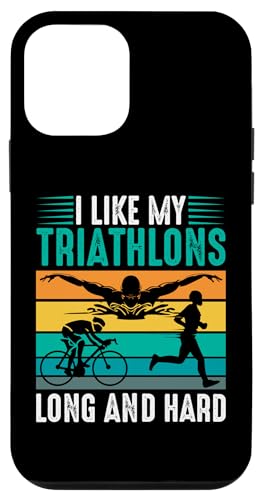 Ich mag meine Triathlons lang und hart Hülle für iPhone 12 mini Ich mag meine Triathlons lang und hart Hülle für iPhone 12 mini von Motivational Triathlon Athlete Designs For Sport