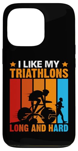 Ich mag meine Triathlons lang und hart für Triathleten Hülle für iPhone 13 Pro Ich mag meine Triathlons lang und hart für Triathleten Hülle für iPhone 13 Pro von Motivational Triathlon Athlete Designs For Sport