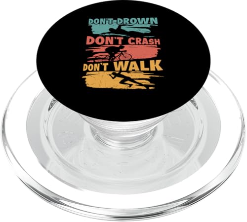 Nicht ertrinken, nicht stürzen, nicht laufen für Triathleten PopSockets PopGrip für MagSafe Nicht ertrinken, nicht stürzen, nicht laufen für Triathleten PopSockets PopGrip für MagSafe von Motivational Triathlon Athlete Designs For Sport