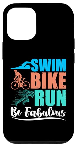 Schwimmen, Radfahren, Laufen, Be Fabulous Hülle für iPhone 12/12 Pro Schwimmen, Radfahren, Laufen, Be Fabulous Hülle für iPhone 12/12 Pro von Motivational Triathlon Athlete Designs For Sport