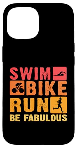 Schwimmen, Radfahren, Laufen, seien Sie fabelhaft für Triathleten Hülle für iPhone 15 Schwimmen, Radfahren, Laufen, seien Sie fabelhaft für Triathleten Hülle für iPhone 15 von Motivational Triathlon Athlete Designs For Sport