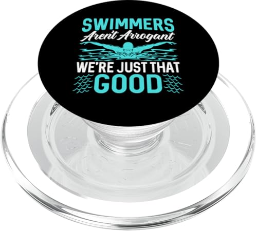 Schwimmer sind nicht arrogant, wir sind einfach so gut PopSockets PopGrip für MagSafe Schwimmer sind nicht arrogant, wir sind einfach so gut PopSockets PopGrip für MagSafe von Motivational Triathlon Athlete Designs For Sport