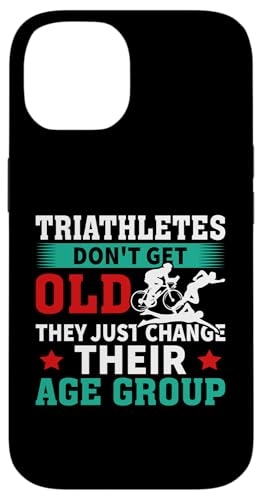 Triathleten werden nicht alt, sie ändern nur ihre Altersgruppe Hülle für iPhone 14 Triathleten werden nicht alt, sie ändern nur ihre Altersgruppe Hülle für iPhone 14 von Motivational Triathlon Athlete Designs For Sport