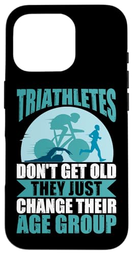 Triathleten werden nicht alt, sie ändern nur ihre Altersgruppe Hülle für iPhone 16 Pro Triathleten werden nicht alt, sie ändern nur ihre Altersgruppe Hülle für iPhone 16 Pro von Motivational Triathlon Athlete Designs For Sport