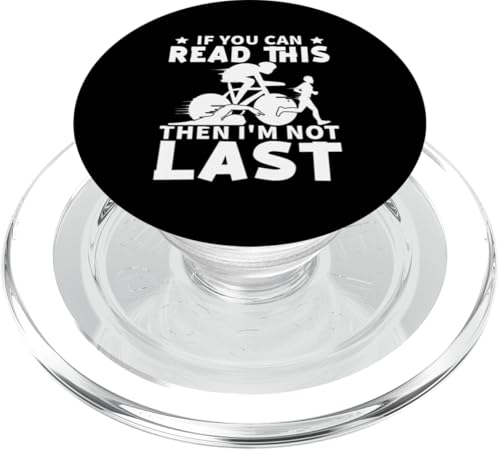 Wenn du das lesen kannst, bin ich nicht der Letzte für Triathlet PopSockets PopGrip für MagSafe Wenn du das lesen kannst, bin ich nicht der Letzte für Triathlet PopSockets PopGrip für MagSafe von Motivational Triathlon Athlete Designs For Sport