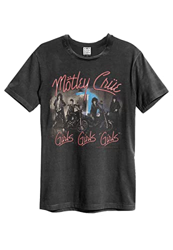 Motley Crue T Shirt Girls Girls Girls Band Logo Neu Offiziell Amplified, dunkelgrau, XL Motley Crue T Shirt Girls Girls Girls Band Logo Neu Offiziell Amplified, dunkelgrau, XL von Motley Crue