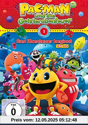 Pac-Man und die Geisterabenteuer, Volume 1 - Das Abenteuer beginnt, Teil 1 & 2 von Moto Sakakibara