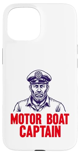 Motorboot Kapitän Outfit und Maritimes Herren Boot Design Hülle für iPhone 15 von Motorboot Bekleidung und Maritime Nautische Grafik