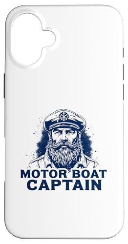 Motorboot Kapitän Outfit und Maritimes Herren Boot Design Hülle für iPhone 16 Plus Motorboot Kapitän Outfit und Maritimes Herren Boot Design Hülle für iPhone 16 Plus von Motorboot Bekleidung und Maritime Nautische Grafik