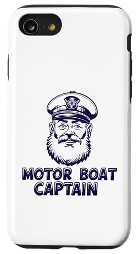 Motorboot Kapitän Outfit und Maritimes Herren Boot Design Hülle für iPhone SE (2020) / 7 / 8 von Motorboot Bekleidung und Maritime Nautische Grafik
