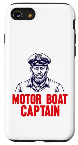 Motorboot Kapitän Outfit und Maritimes Herren Boot Design Hülle für iPhone SE (2020) / 7 / 8 von Motorboot Bekleidung und Maritime Nautische Grafik