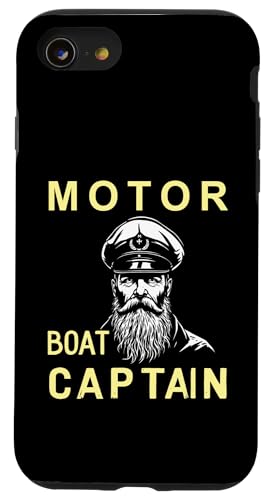 Motorboot Kapitän Outfit und Maritimes Herren Boot Design Hülle für iPhone SE (2020) / 7 / 8 von Motorboot Bekleidung und Maritime Nautische Grafik