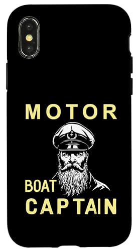 Motorboot Kapitän Outfit und Maritimes Herren Boot Design Hülle für iPhone X/XS von Motorboot Bekleidung und Maritime Nautische Grafik