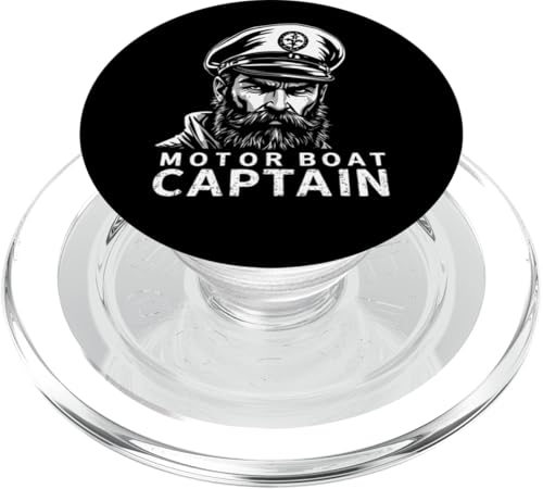 Motorboot Kapitän Outfit und Maritimes Herren Boot Design PopSockets PopGrip für MagSafe von Motorboot Bekleidung und Maritime Nautische Grafik