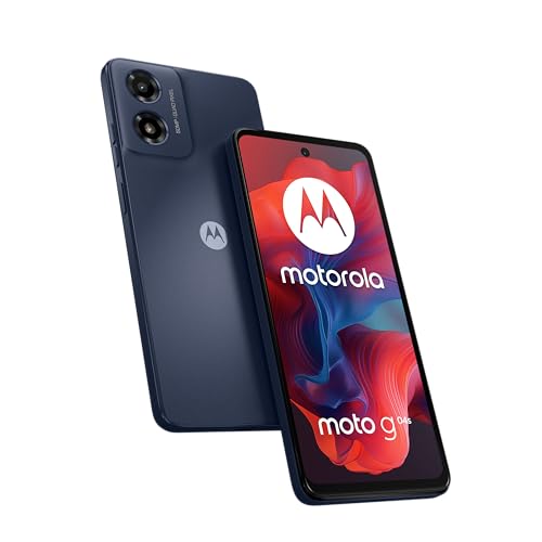 Motorola Moto g04s Smartphone (6,6"-HD+-Display, 50-MP-Kamera, 4/64 GB, 5000 mAh, Android 14) Concord Black, inkl. Schutzcover + Handyhalterung [Exklusiv bei Amazon] von Motorola Mobility