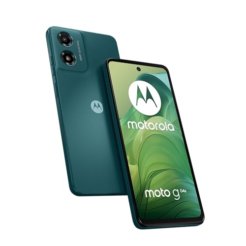 Motorola Moto g04s Smartphone (6,6"-HD+-Display, 50-MP-Kamera, 4/64 GB, 5000 mAh, Android 14) Sea Green, inkl. Schutzcover + Handyhalterung [Exklusiv bei Amazon] von Motorola Mobility