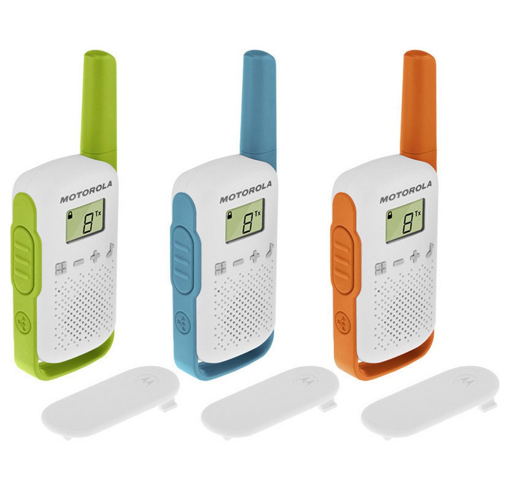 Motorola Solution Walkie Talkie Motorola Solutions TALKABOUT T42 Triple PMR-Handfunkgerät 3er Set Motorola Solution Walkie Talkie Motorola Solutions TALKABOUT T42 Triple PMR-Handfunkgerät 3er Set von Motorola Solution